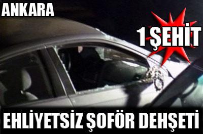 Ehliyetsiz şoför, polisi şehit etti