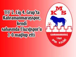 Kahramanmaraşspor Evinde Kral