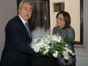 Aile Ve Sosyal Politikalar Bakanı Fatma Şahin, Tesk Genel Başkanı Bendevi Palandöken’i Kabul Etti