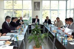 KMTSO Yönetim Kurulu Toplantısı Pazarcıkta Yapıldı