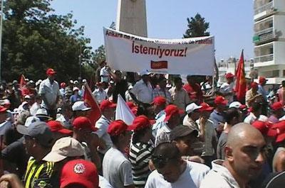 Kıbrısta Ankarayı istemiyoruz sesleri!