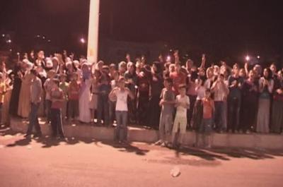 Terörist cenazesinde gerginlik