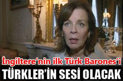İngiltere’nin ilk Türk Barones’i görevine başladı