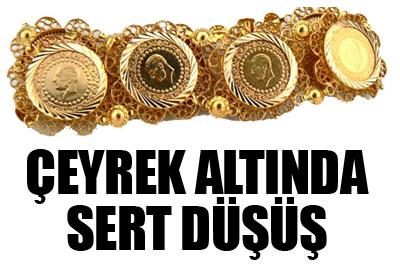 Çeyrek altında sert düşüş