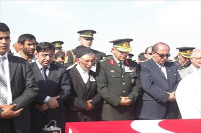 Şehidin cenazesinde gözyaşları sel oldu