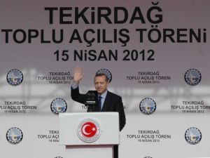 Başbakan Erdoğanın Tekirdağ Ziyareti