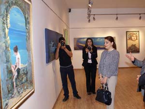 Ressam Önder Aydın, Sanko Sanat Galerisi’nde Sergi Açtı