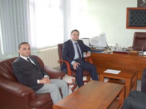 Vergi Dairesi Başkanı Şekerden ziyaret