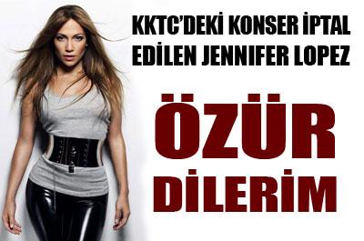 Jennifer Lopez özür diledi