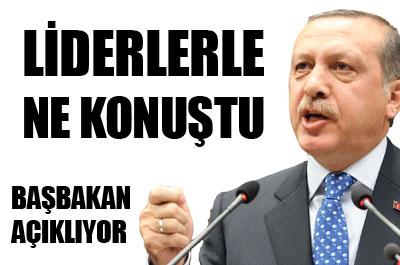 Başbakan konuşuyor