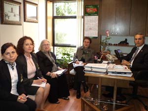 Dedeoğlu, Birleşmeş Milletler Heyetini Kabul Etti