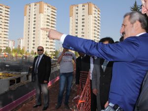 Bakan Çağlayan, Olimpiyat Oyunları Tesisleri İnşaatlarını Gezdi