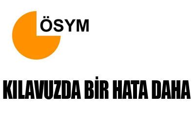 Kılavuzda bir hata daha!