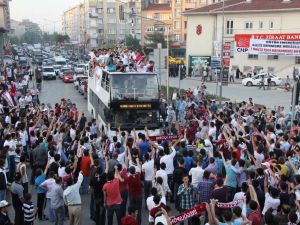 İnegölspor Şampiyonluğunu Kutluyor