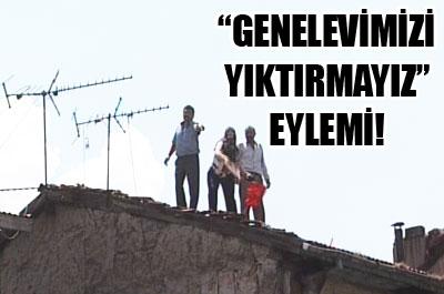 Ankara genelevinde 4 ev yıkıldı