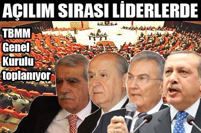 Açılımda söz sırası liderlerde