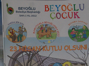 Beyoğlu Belediyesinden çocuk dergisi