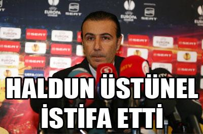 Üstünel bıraktı