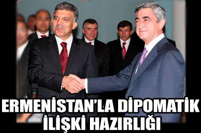 Ermenistanla diplomatik ilişki hazırlığı
