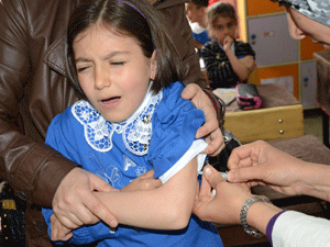 Göksunda aşı programı başladı