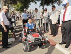 Trafik Eğitim Parkında İncelemelerde Bulundular