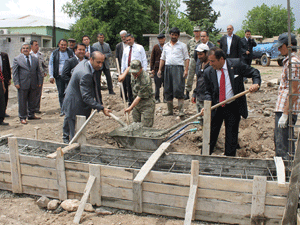 Pazarcıka Taziye Evi Temeli Atıldı