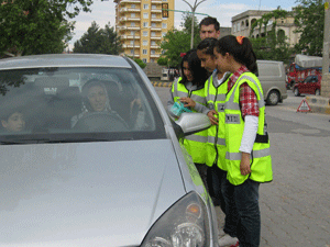 Minik Trafikçilerden Denetim