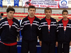 Özel Sanko Koleji Teniste İl Birincisi