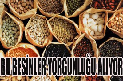 Yorgunluğu alan besinler