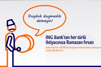 INGden kobilere ramazan sermayesi