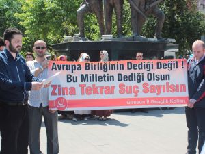 Zina Tekrar Suç Sayılmalı Tartışması