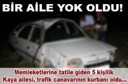 Bir aile yok oldu!