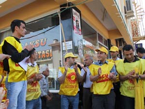 Pazarcıkta memur eylemi