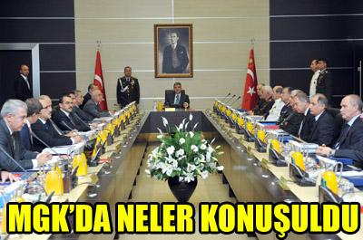 MGK Toplantısında konuşulanlar