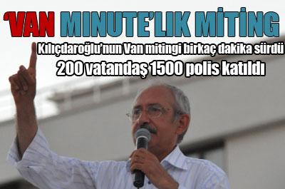 Kılıçdaroğluna Van şoku 