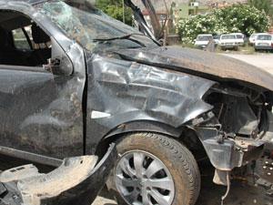 Otomobil Şarampole Yuvarlandı: 1 Ölü