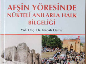 Afşin Belediyesinden Bir Kitap