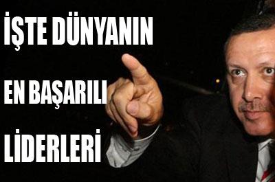 Liderler sıralamasında Erdoğan beşinci 
