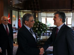 Cumhurbaşkanı Gül, Arap Ligi Eski Genel Sekreteri Musa İle Görüştü