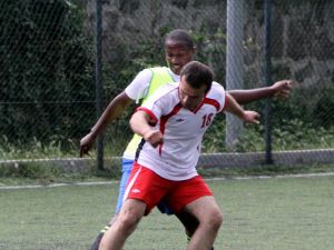 Samsun’da Protokol Ve Öğrencilerin Dostluk Maçı