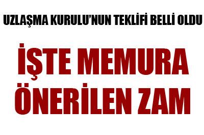 Memur maaşlarında artış belli oldu