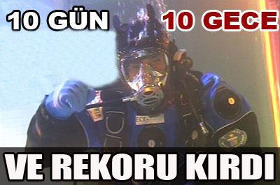 5 gün sualtında kaldı