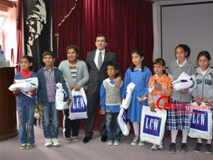 Andırında 400 öğrenciye giysi yardım