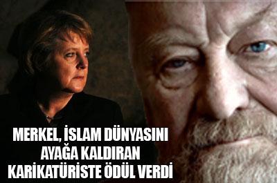 Merkelden provokatif ödül!