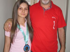 Milli Karateci Çalışkan Büyüklerdeki İlk Maçında İkinci Oldu
