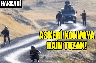 Hakkaride askere mayınlı tuzak