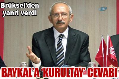 Kılıçdaroğlundan Baykala Cevap