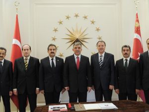 Cumhurbaşkanı Abdullah Gül, Sayıştay Başkanı Akyel’i Kabul Etti