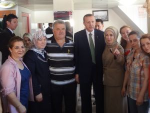 Başbakan Erdoğan Dolma Molası Verdi