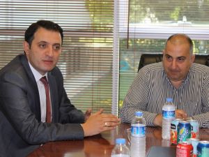 Manisaspor Başkanı Hasgörden Mosb Başkanı Türeke Ziyaret
